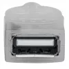 Manhattan 336314 cabo de extensão USB 2.0, USB-A macho para USB-A fêmea, 1,8 m, prateado transparente