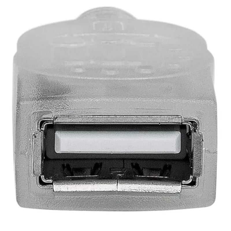Manhattan 336314 cabo de extensão USB 2.0, USB-A macho para USB-A fêmea, 1,8 m, prateado transparente