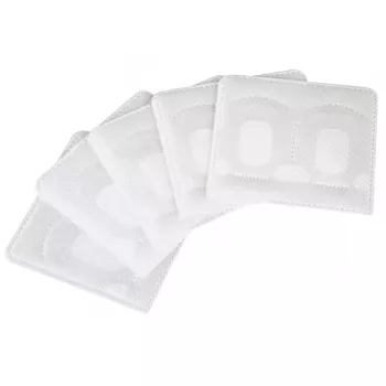 Capas autocolantes “SD” Hama, pack de 5, MMC, SD, 2 cartões, polipropileno (PP), transparente, branco, 75 mm, 70 mm