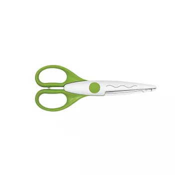 Tesoura universal para corte de figuras Wedo 77 1901 verde 160 mm