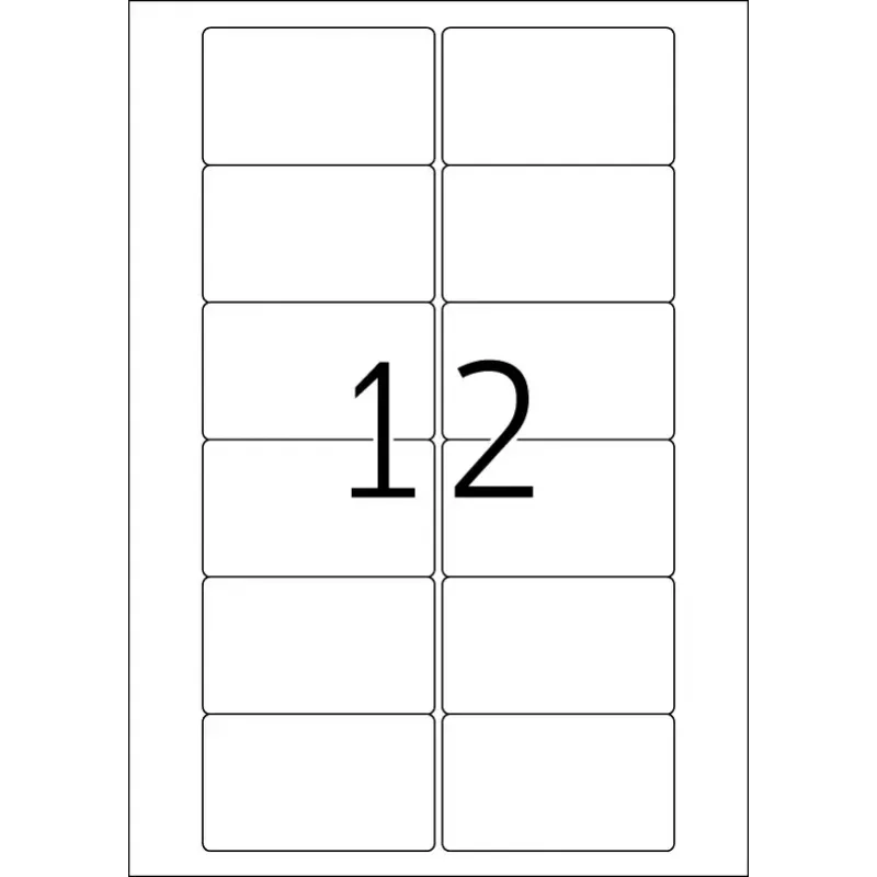Etiqueta autocolante para impressora HERMA etiquetas de vídeo A4 78,7x46,6 mm