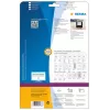 Etiquetas HERMA disquetes ZIP A4 59x50 mm papel branco mate 375 unid.