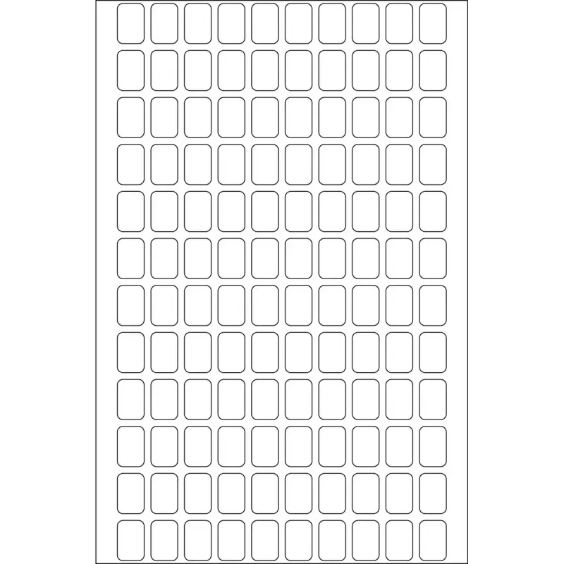 Etiquetas multiusos HERMA 8x12 mm branco papel mate escrita à mão 3840 unidades