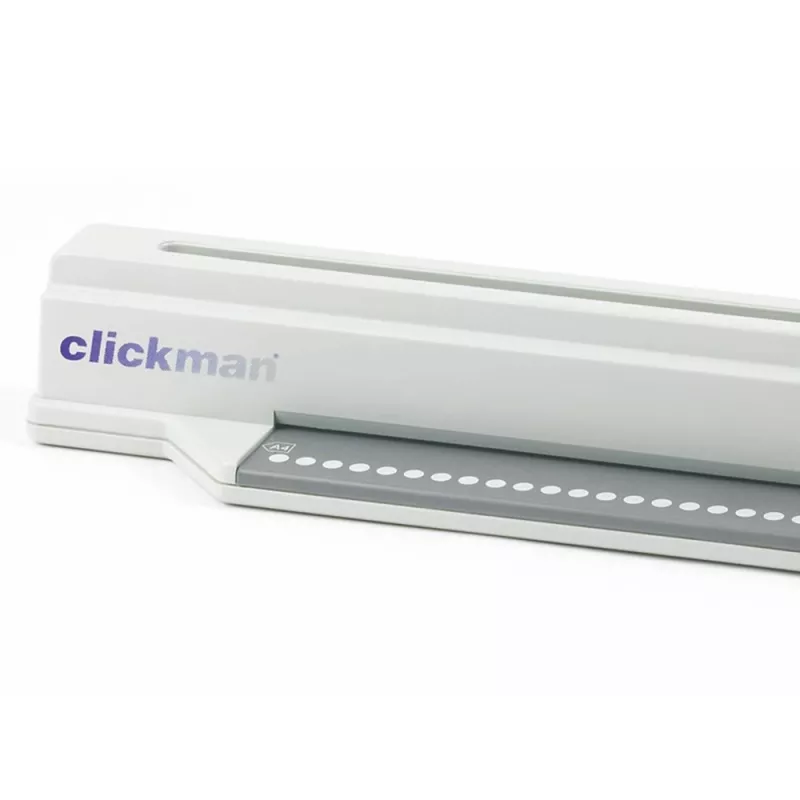 Encadernadora GBC ClickBind ClickMan encadernadora manual, manual, 145 folhas, cinzento, branco