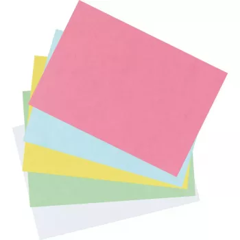 Ficha Herlitz 10837136 amarelo A5 100 unid.