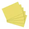 Ficha Herlitz 10837136 amarelo A5 100 unid.