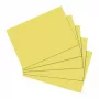 Ficha Herlitz 10837136 amarelo A5 100 unid.