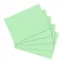 Fichas Herlitz 10901452 verde 100 unid. papel quadriculado 170 g/m²