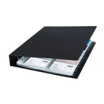 Porta-cartões de visita Sigel VZ301 plástico preto