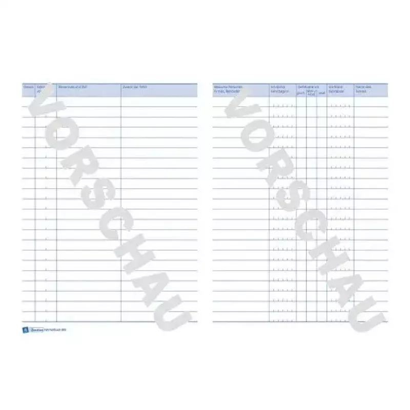Livro de administração Avery 223 azul branco