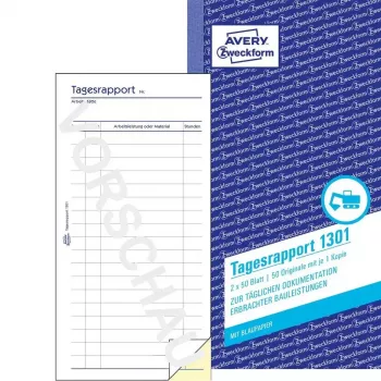 Formulário/livro de contabilidade AVERY 1301 50 páginas