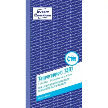 Formulário/livro de contabilidade AVERY 1301 50 páginas