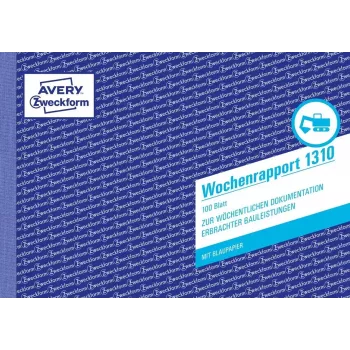Livro de formulários de contabilidade A5 Avery 1310