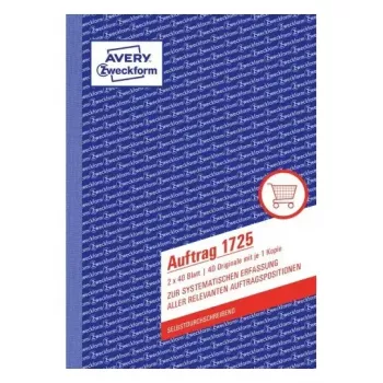 Formulário comercial Avery 1725
