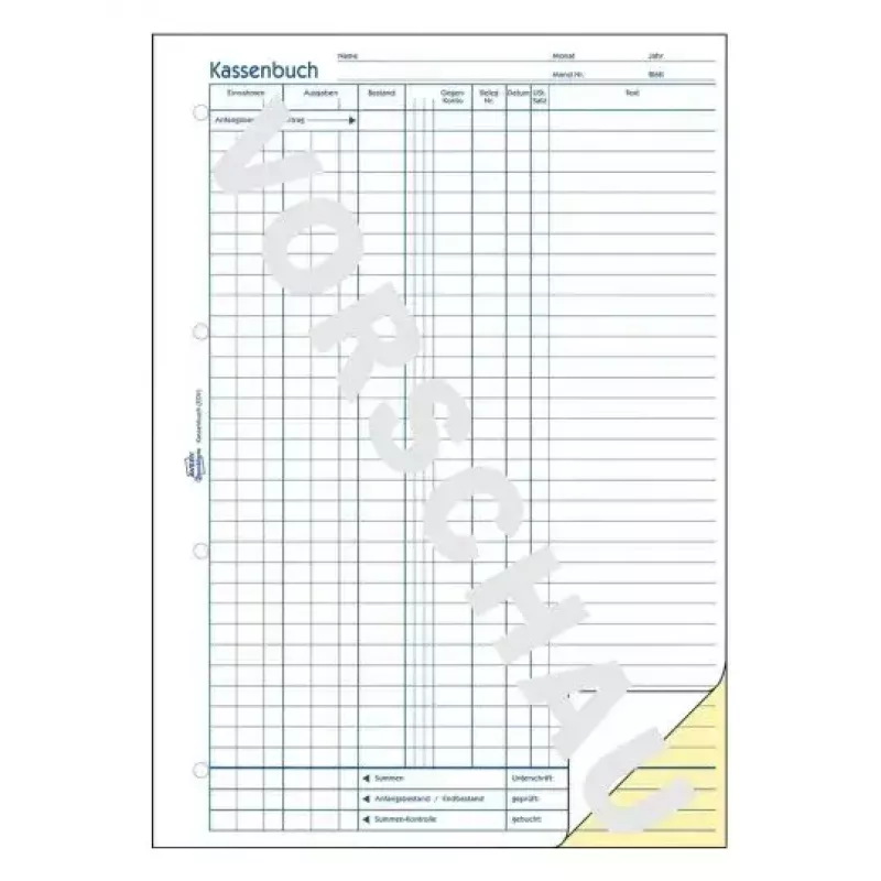 Formulário/livro de contabilidade A4 Avery 1756