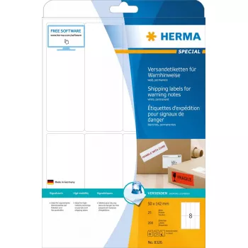 Etiqueta de envio aviso HERMA 8326