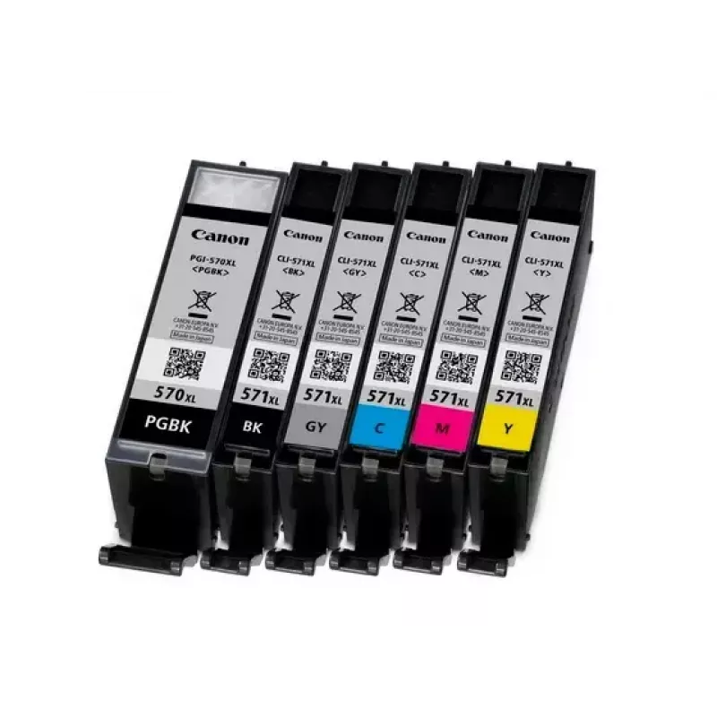 Tinteiro Canon CLI-571BK XL 1 unid. original alto rendimento (XL) preto
