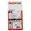 Chumbador Fischer EA II M6 100 unid. 30 mm