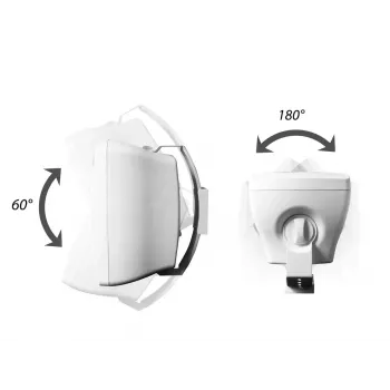 Altifalante de 2 vias Omnitronic 11036915 branco com fios 16 W