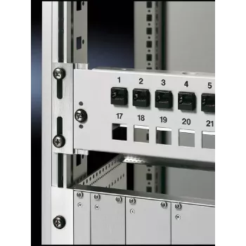 Rittal DK 7246.060 adaptador de rack métrico, 6U, 19/21 polegadas, embalagem de 2