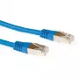 Cabo de patch ACT Azul 7 metros LSZH SFTP CAT6A com fichas RJ45