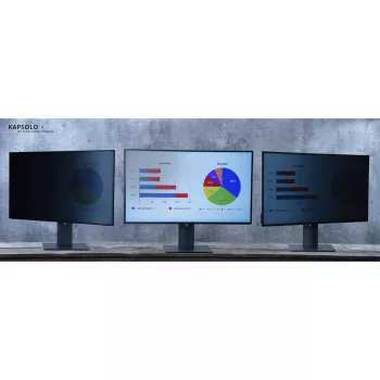 Filtro de privacidade Kapsolo 2-Way de encaixe para monitor 16:10 de 55,88 cm (22