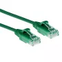 ACT verde 3 metros LSZH U/UTP CAT6 cabo de rede slimline para datacenter com proteção de patilha e fichas RJ45