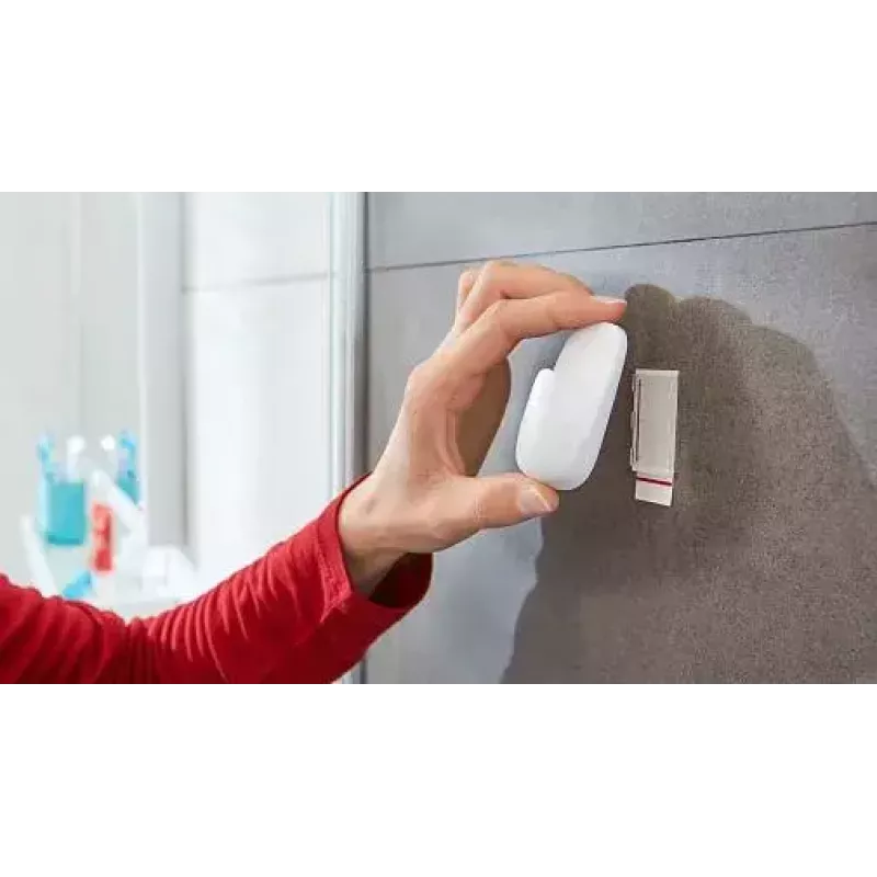 Cabide de toalhas TESA 59781-00000 interior branco 2 unid.