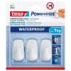 Cabide de toalhas TESA 59782-00000 interior branco 3 unid.