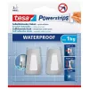 Cabide de toalhas TESA 59783-00000 interior branco 2 unid.