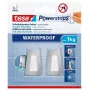 Cabide de toalhas TESA 59783-00000 interior branco 2 unid.