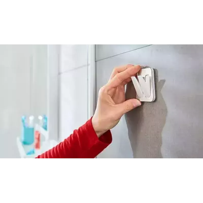 Cabide de toalhas TESA 59785-00000 interior aço inoxidável branco