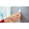 Cabide de toalhas TESA 59785-00000 interior aço inoxidável branco