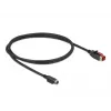 Cabo PoweredUSB DELOCK 85946 2 m Mini-DIN 3 pinos conector macho