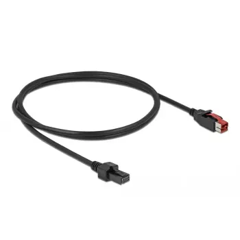 Cabo PoweredUSB DeLOCK 85950 24 V para 2 x 4 pinos conector macho 1 m