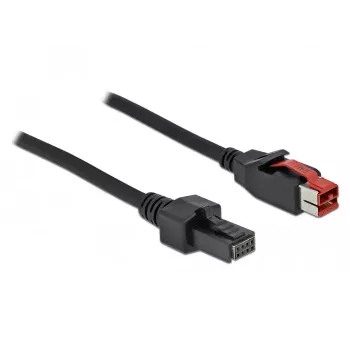 Cabo PoweredUSB DeLOCK 85951 24 V para 2 x 4 pinos conector macho 2 m