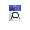 Cabo de áudio XLR 3 pinos Omnitronic 3022047N 3 m preto