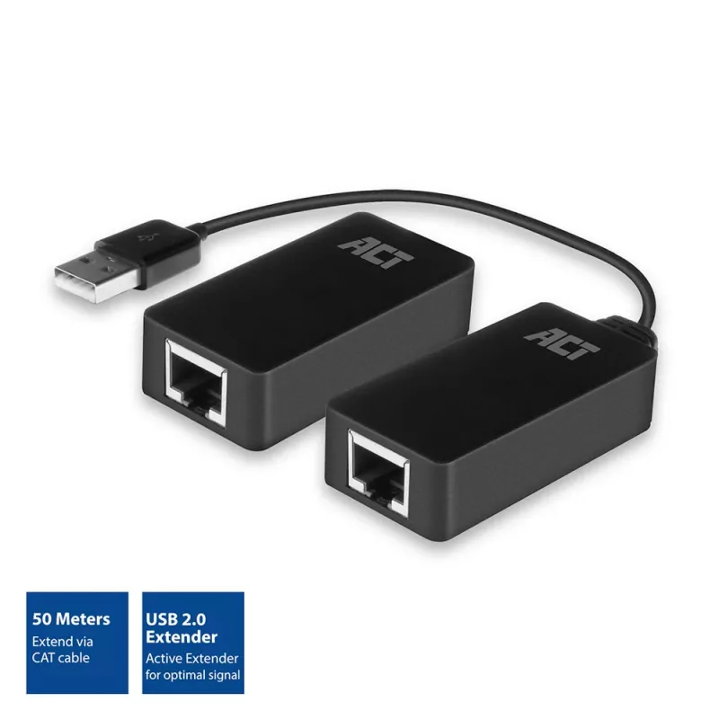 Conjunto extensor USB ACT sobre UTP, até 50 metros