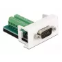 Ficha VGA para módulo de blocos de terminais DeLOCK Easy 45