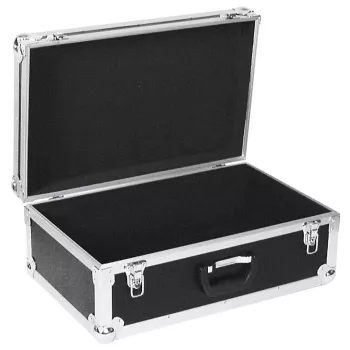 Flightcase Roadinger 30126200 contraplacado preto prateado 6 kg