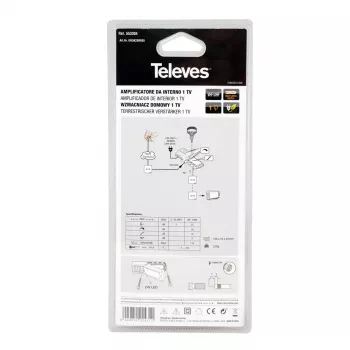 Amplificador de sinal de TV Televes 553304
