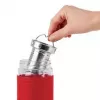 Emsa TEA MUG caneca isotérmica com filtro 2 em 1, 420 ml, vermelho