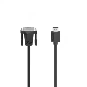 Cabo DVI Hama 00200716 3 m DVI-D HDMI tipo A (standard) preto