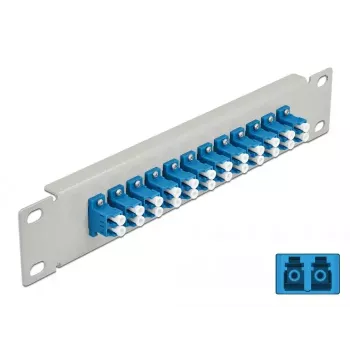 Patch panel de fibra ótica DeLOCK 10