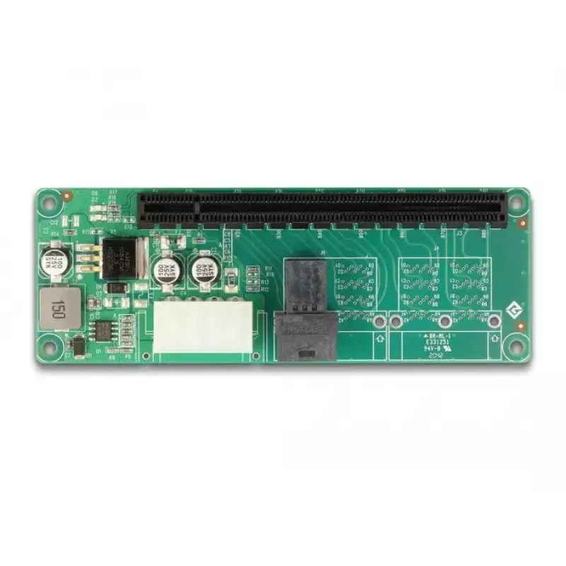Conversor DeLOCK 1 x SFF-8643 para interface host PCIe x16 interface de saída PCIe SFF-8643
