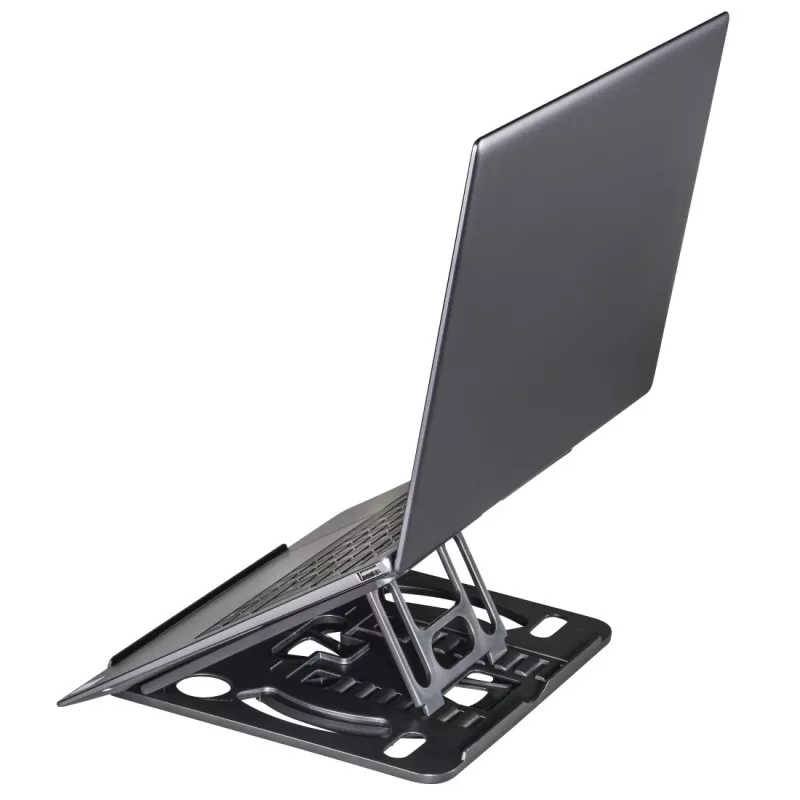 Hama Rotation suporte para portátil, rotação de 360°, inclinável, até 39 cm (15,4"), preto