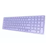 Teclado sem fios Rapoo E9700M QWERTZ alemão lilás RF Bluetooth