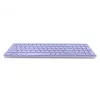 Teclado sem fios Rapoo E9700M QWERTZ alemão lilás RF Bluetooth