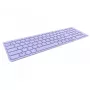Teclado sem fios Rapoo E9700M QWERTZ alemão lilás RF Bluetooth
