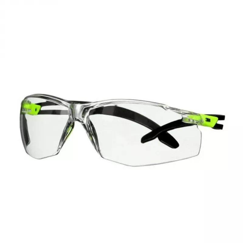 Óculos de proteção 3M SF501SGAF-GRN-EU policarbonato (PC) preto, verde